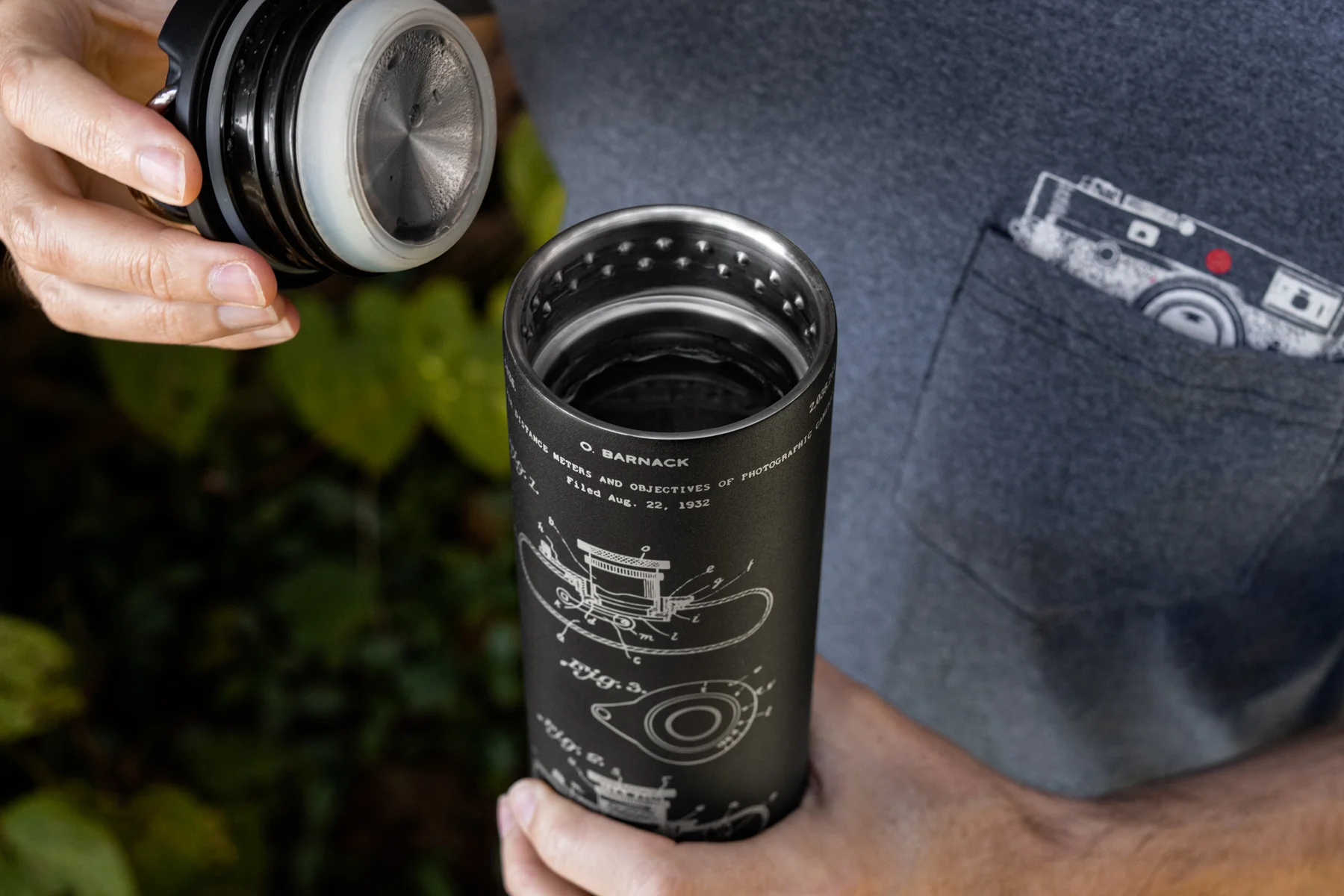 1932 Barnack Drawings - 20oz Insulated Thermos - Image 6