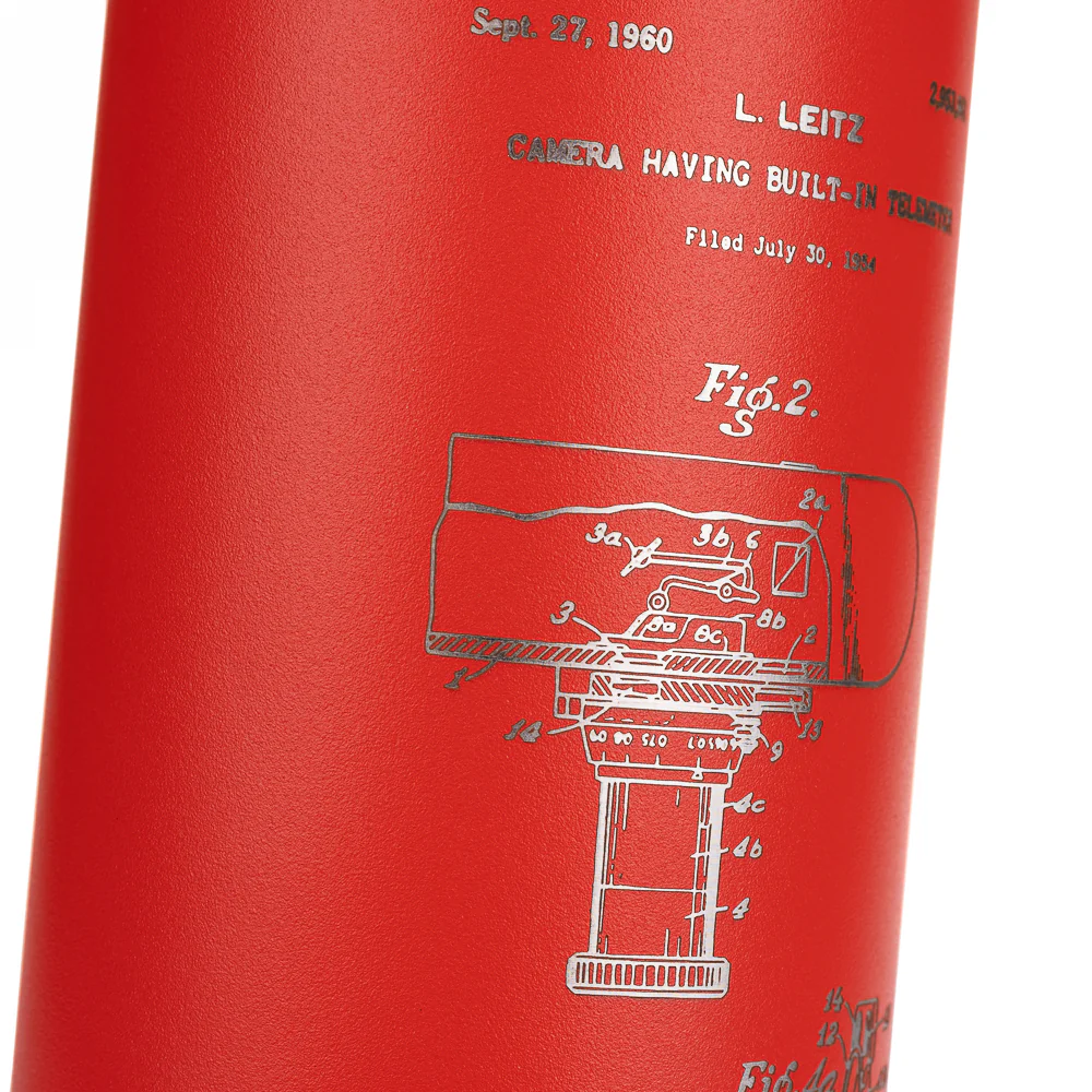 1954 Leitz Drawings - 20oz Insulated Thermos, Red - Image 6