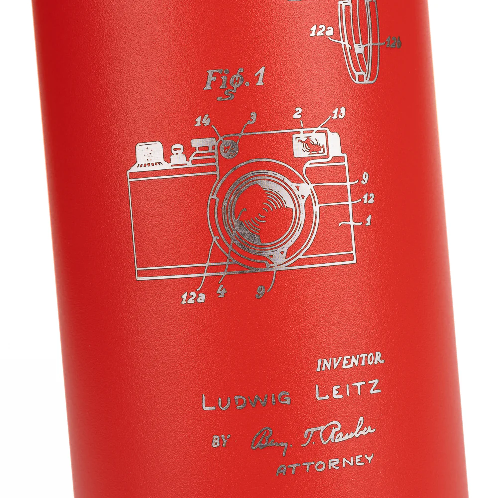 1954 Leitz Drawings - 20oz Insulated Thermos, Red - Image 7