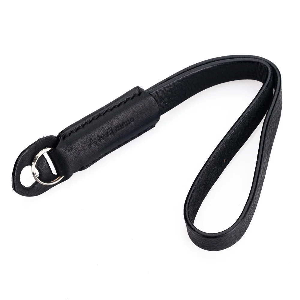 Arte di Mano Classic Hand Strap - Minerva Black with Black Stitching - Image 3