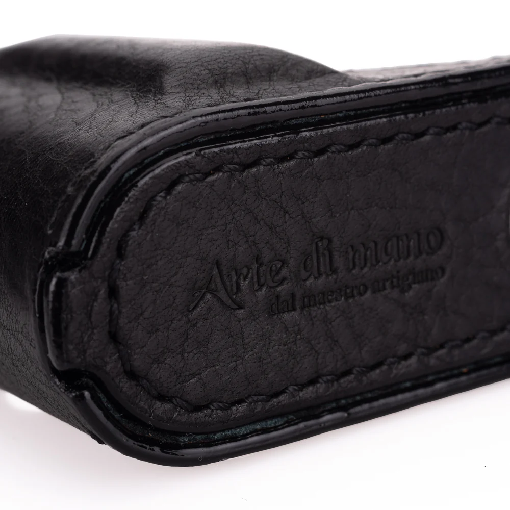 Arte di Mano Half Case for Leica D-Lux 8 - Rally Black with Black Stitching - Image 6