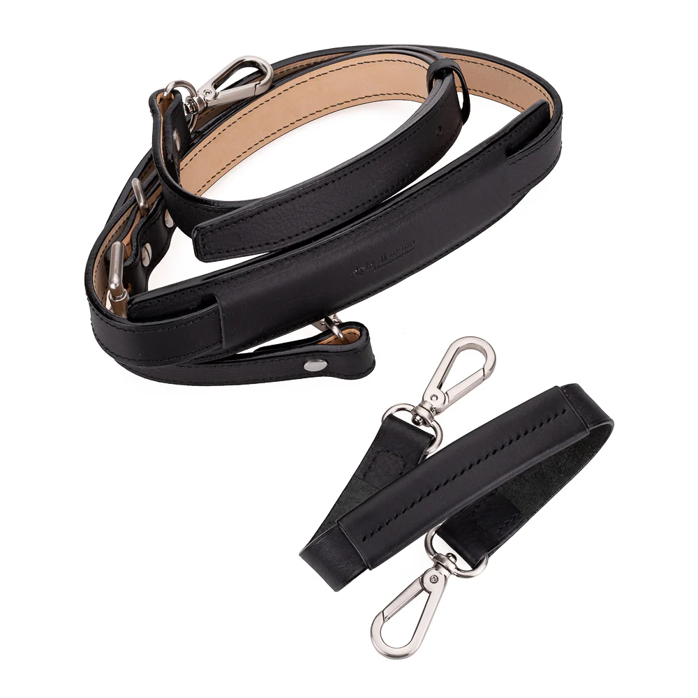 Arte di Mano Heritage Camera Bag - Minerva Black with Black Stitching - Image 5