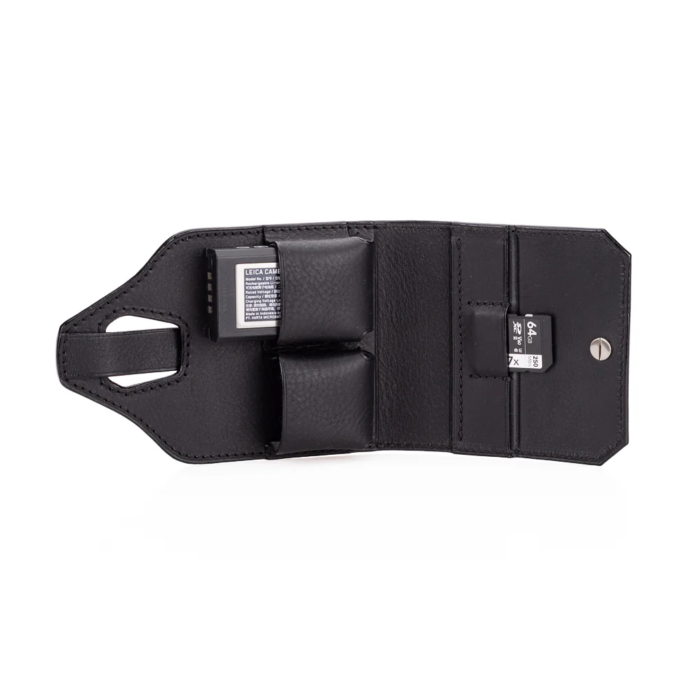 Arte di Mano Heritage Camera Bag - Minerva Black with Black Stitching - Image 8