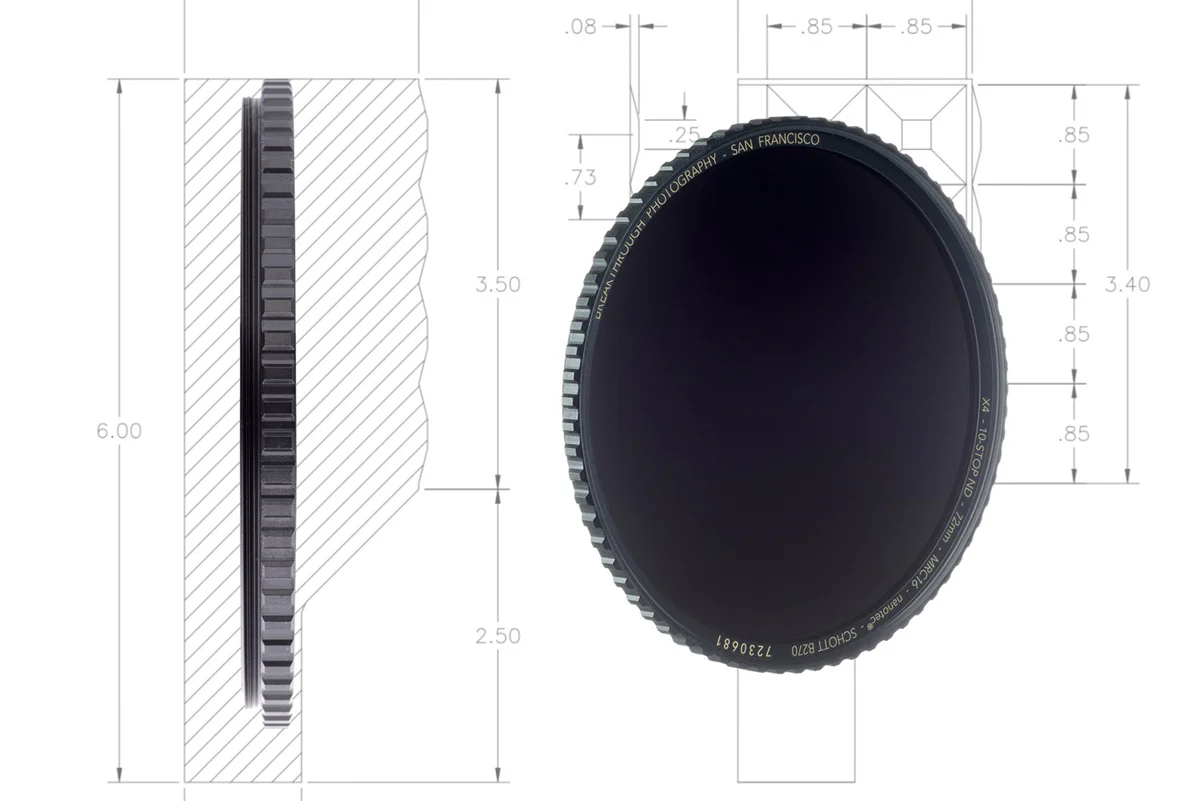 Breakthrough Photography 82mm X4 ND 10-stop Filter - Image 3