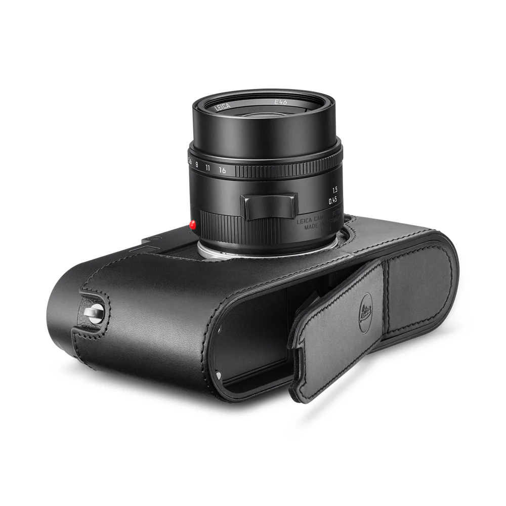 Leica Half Case for M11-D, Leather, Black - Image 3