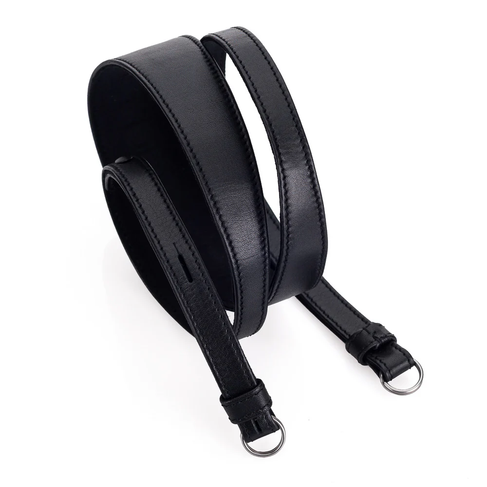 Leica Wide Camera Strap - black leather - Image 3