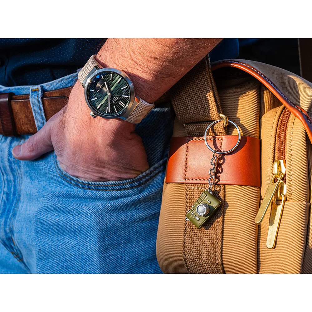 M3 Olive 'Bundeseigentum' Limited Edition Brass Rangefinder Keyring - Image 5