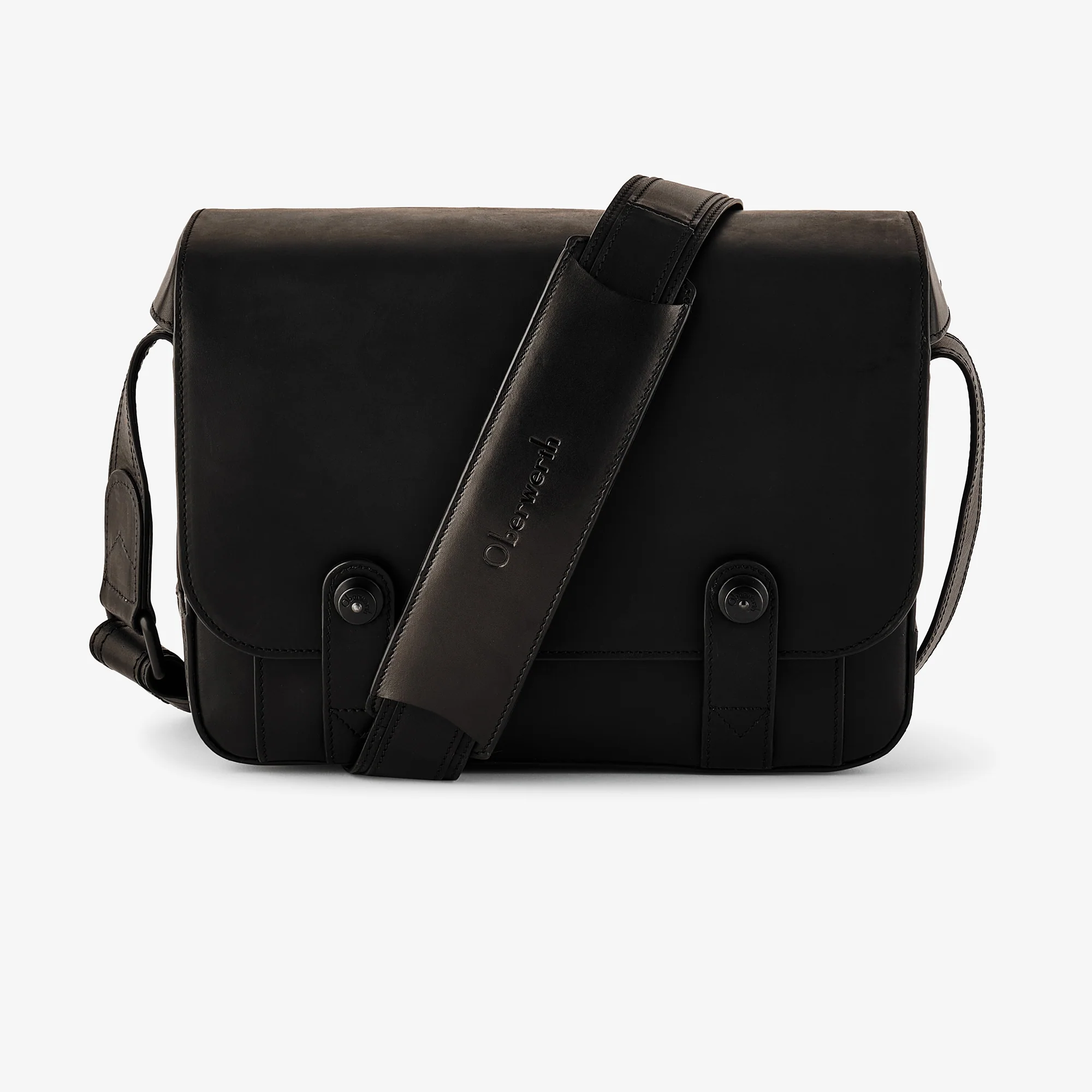 Oberwerth Signature Line Camera Bag (Large), Black with Red Lining - Image 3