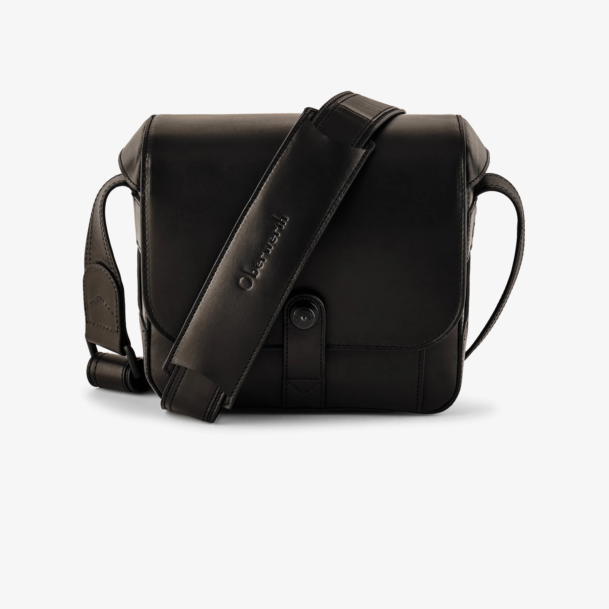 Oberwerth Signature Line Camera Bag (Medium), Black with Red Lining - Image 3