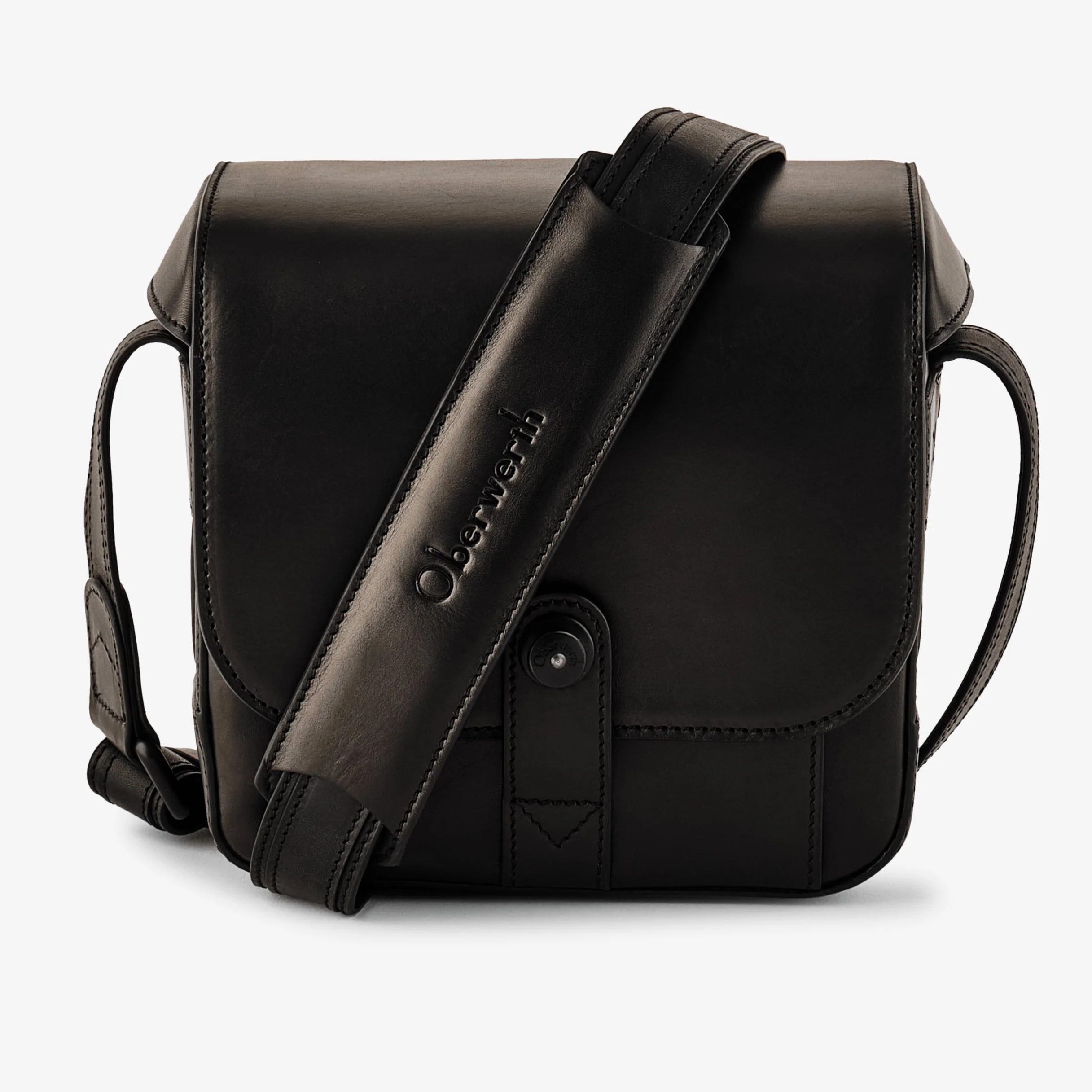 Oberwerth Signature Line Camera Bag (Small), Black with Red Lining - Image 3