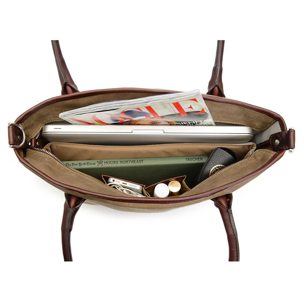 ONA Capri - Camera Tote Bag - Dark Tan - Image 4