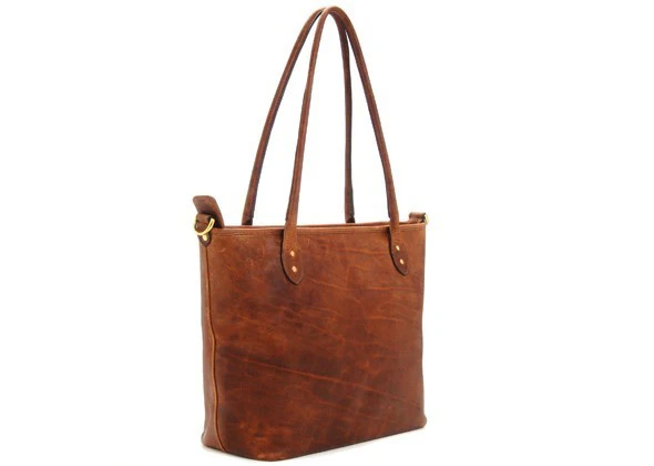 ONA Capri - Leather Camera Tote Bag - Antique Cognac - Image 3