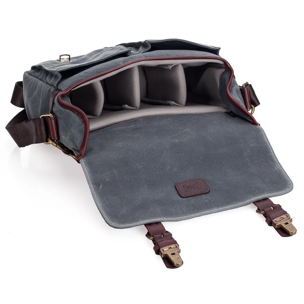 ONA Prince Street Camera Messenger Bag - Smoke - Image 6