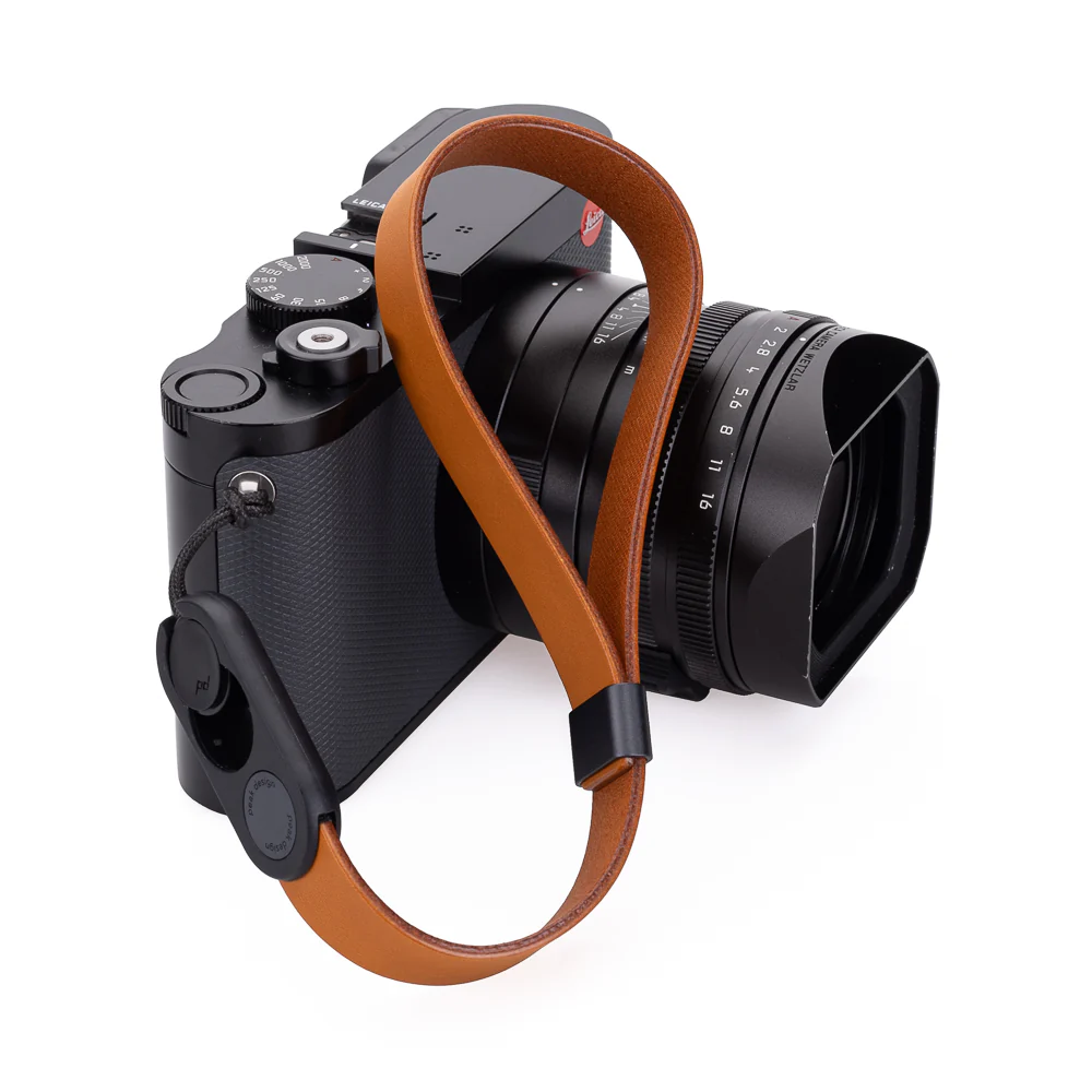 Peak Design Cuff - Leather Quick Connecting Camera Wrist Strap, Amber - Image 6
