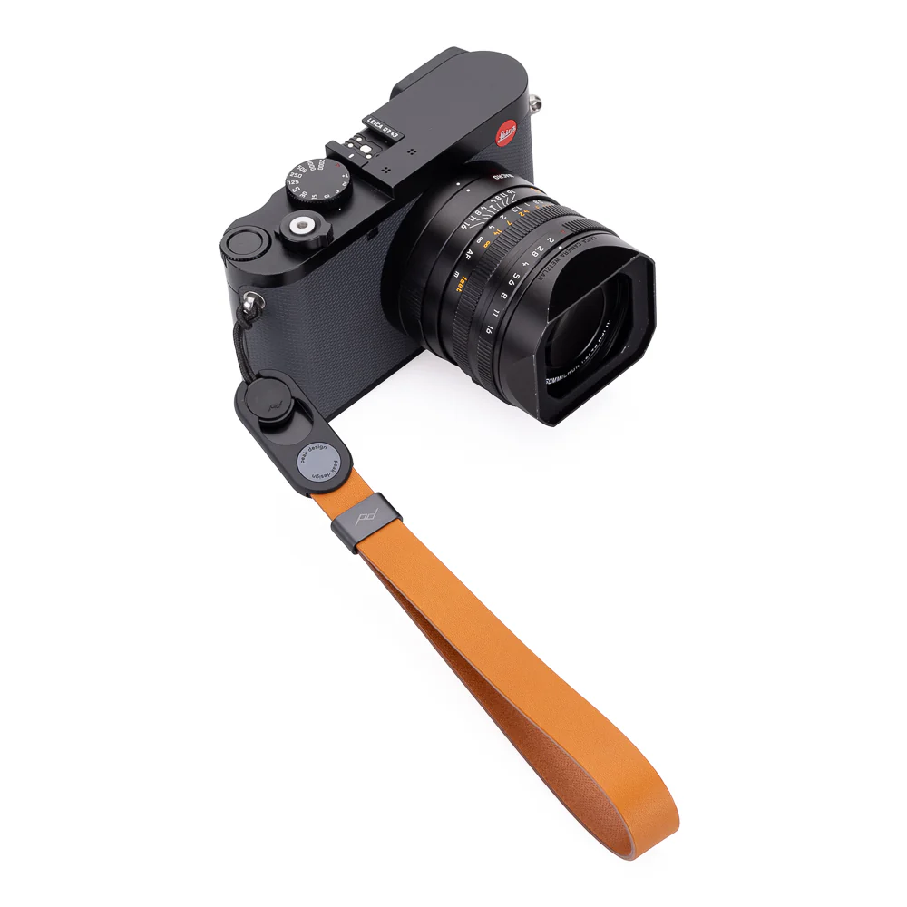 Peak Design Cuff - Leather Quick Connecting Camera Wrist Strap, Amber - Image 7