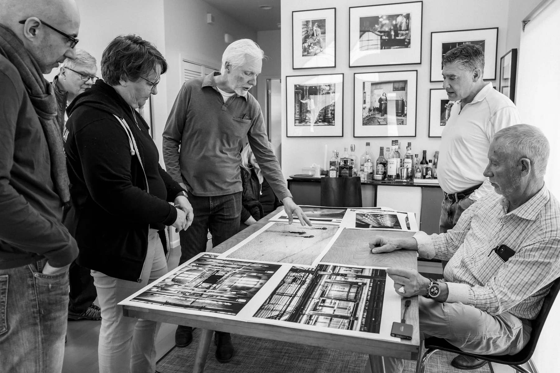 Portfolio Box of 20 Custom 8.5"x11" B&W Prints by Richard Sexton - Image 7