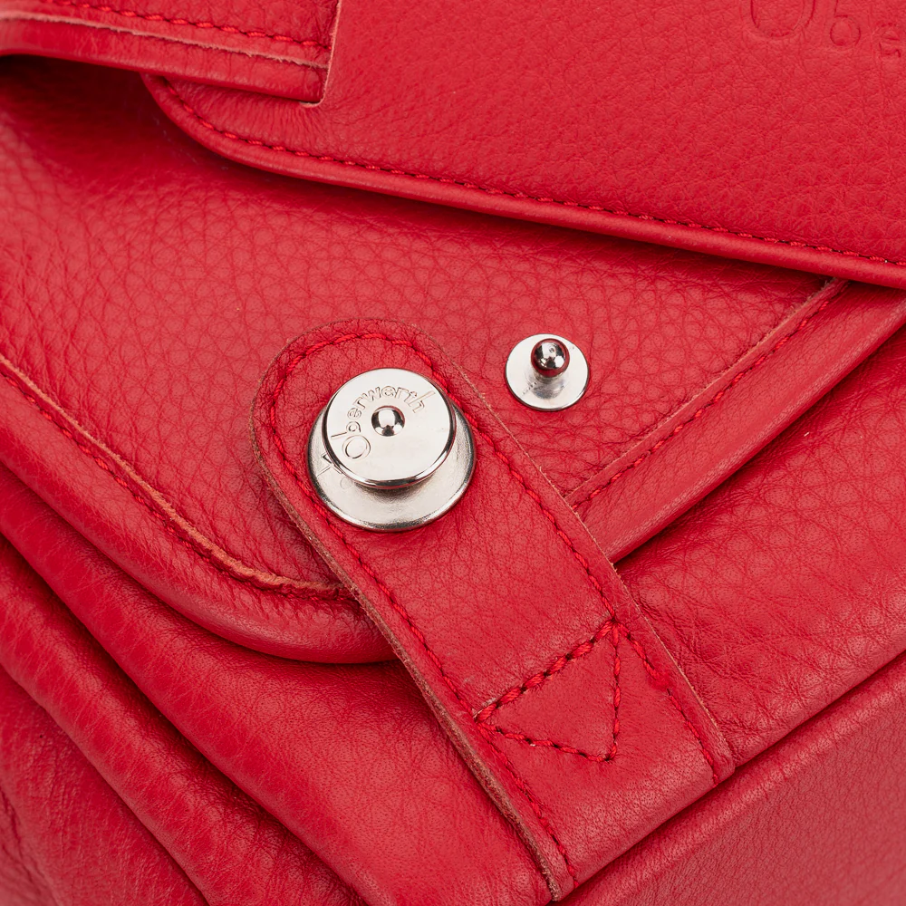 Used Oberwerth ‘Phil’ Leather Camera Bag (Fire Red) - Image 5